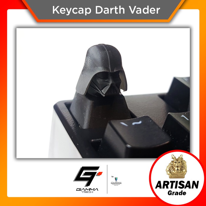 Star Wars Darth Vader Artisan Keycap / Keycaps Mechanical Keyboard - Putih