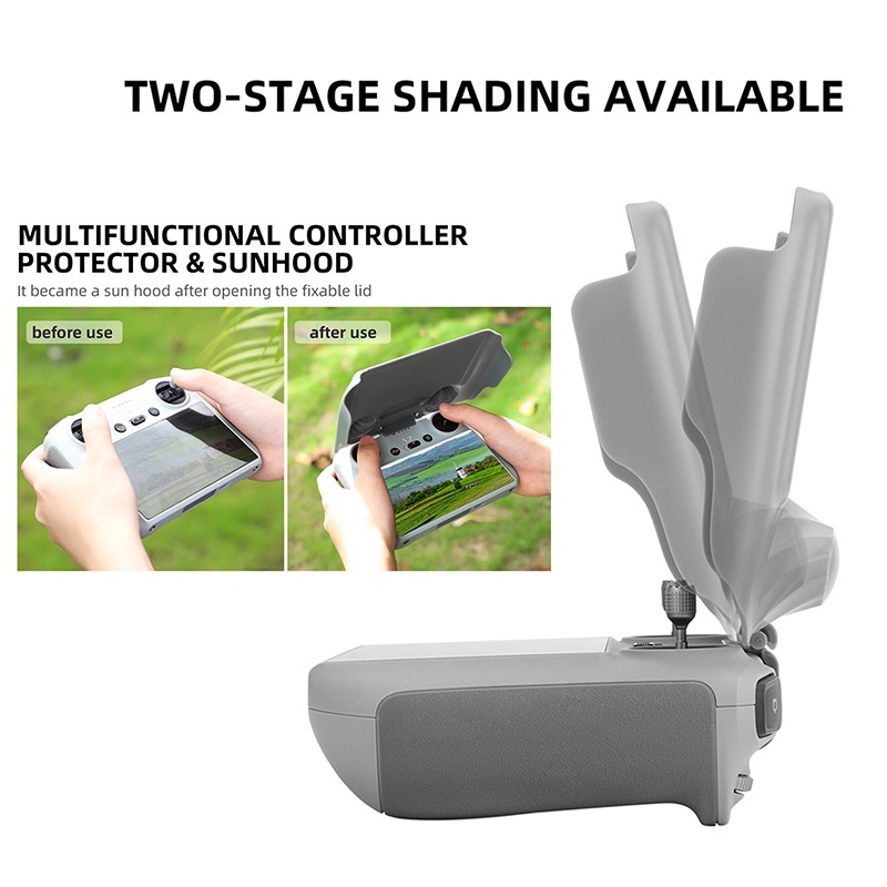 2in1 Drone Tudung Remote Control Kreatif Remote Control Pelindung Case Cakupan Penuh Joystick Pelindung Drone Aksesoris Untuk DJI Mini3/Mini3 Pro