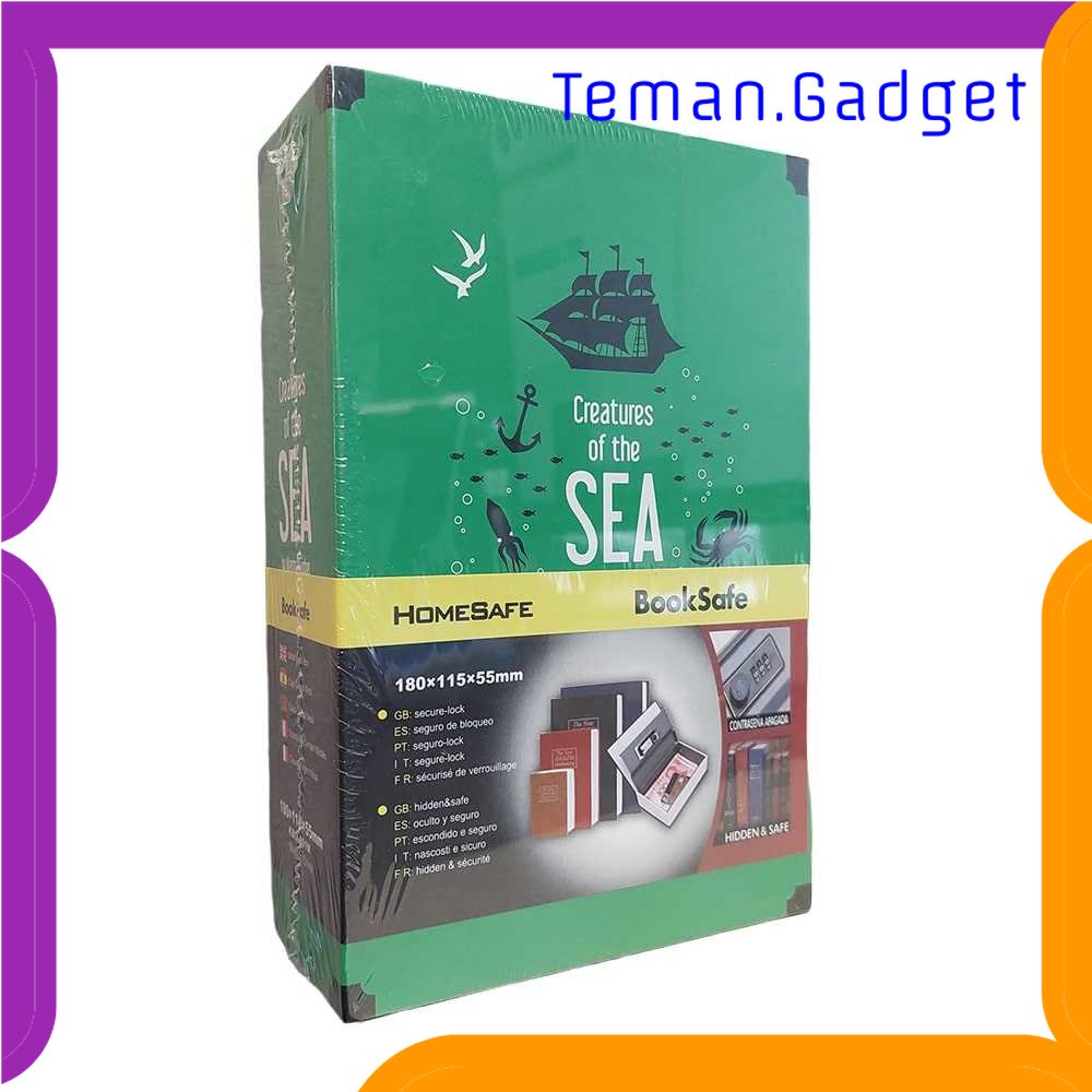 TG - KTK HOMESAFE Kotak Buku Novel Colorful Safety Box Hidden Storage - DHZ001