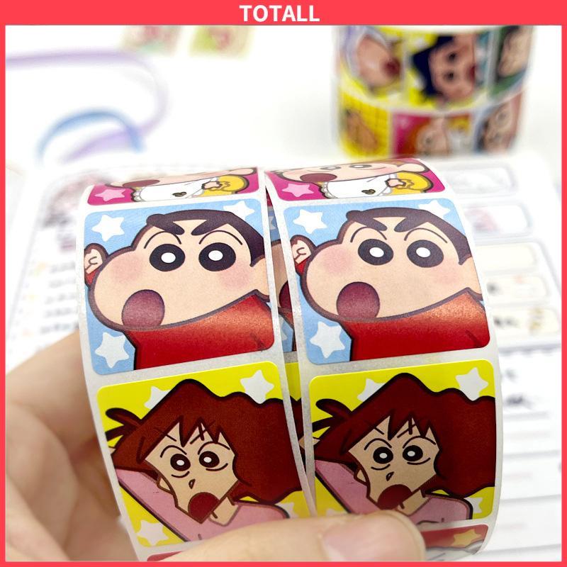 COD Kartun Lucu Bahan Scrapbook Sticker Melody Crayon Shin-chan Line Dog DIY Stiker Dekoratif-Totall