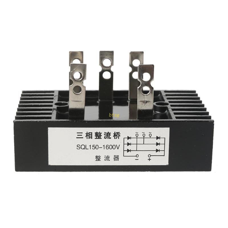 Btsg 3-phase Diode Bridge Rectifier 150A Modul Penyearah Jembatan Daya Tinggi 1600V