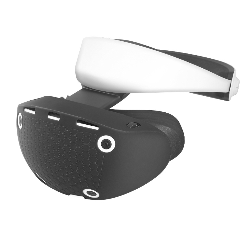 Bt Soft Silicone Cover Lens Caps Rocker Caps Untuk PS VR2 Headset Silikon Pelindung Lengan Set Aksesoris Pelindung