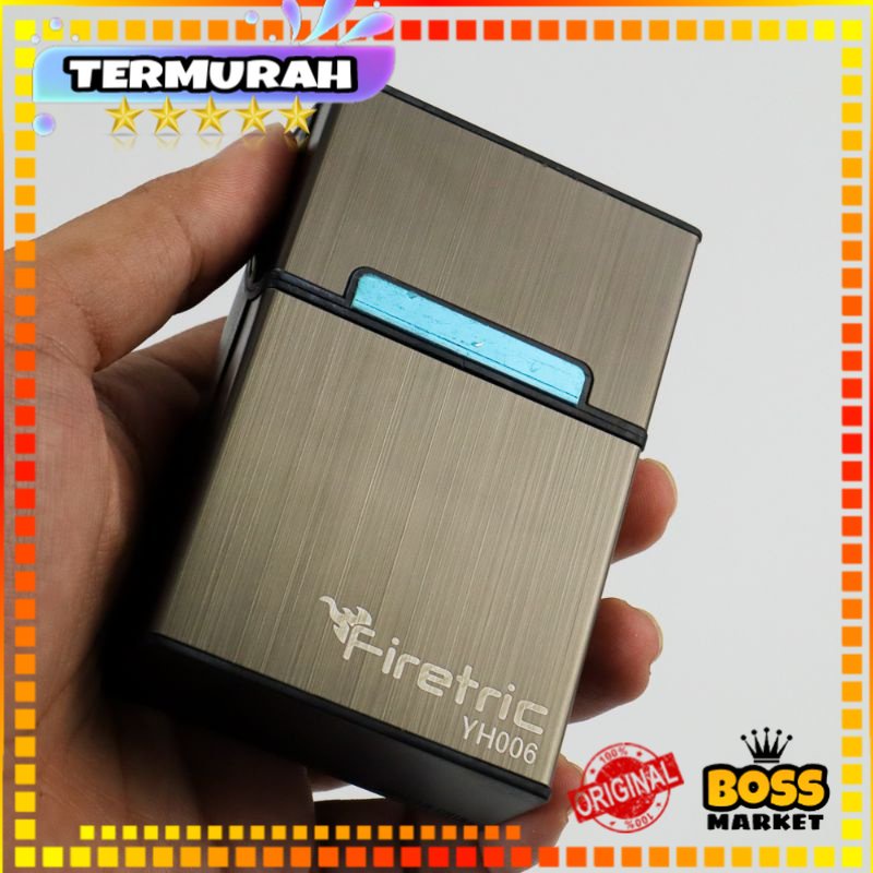 Kotak Bungkus Rokok Elegan Aluminium Cigarette Case