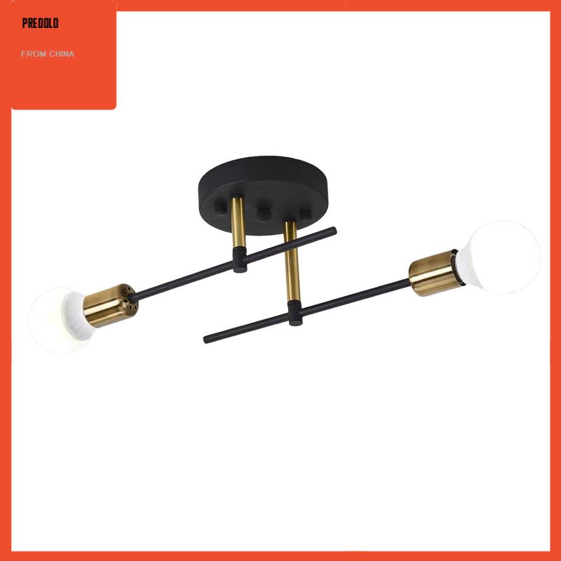 [Predolo] Nordic Lamp Lampu Gantung Industrial Lampu Hitam