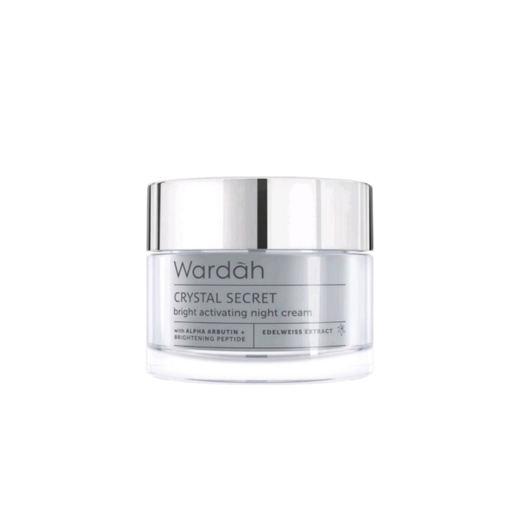 WARDAH Crystal Secret Bright Activating Night Cream 30g - Amaze_Kosmetik
