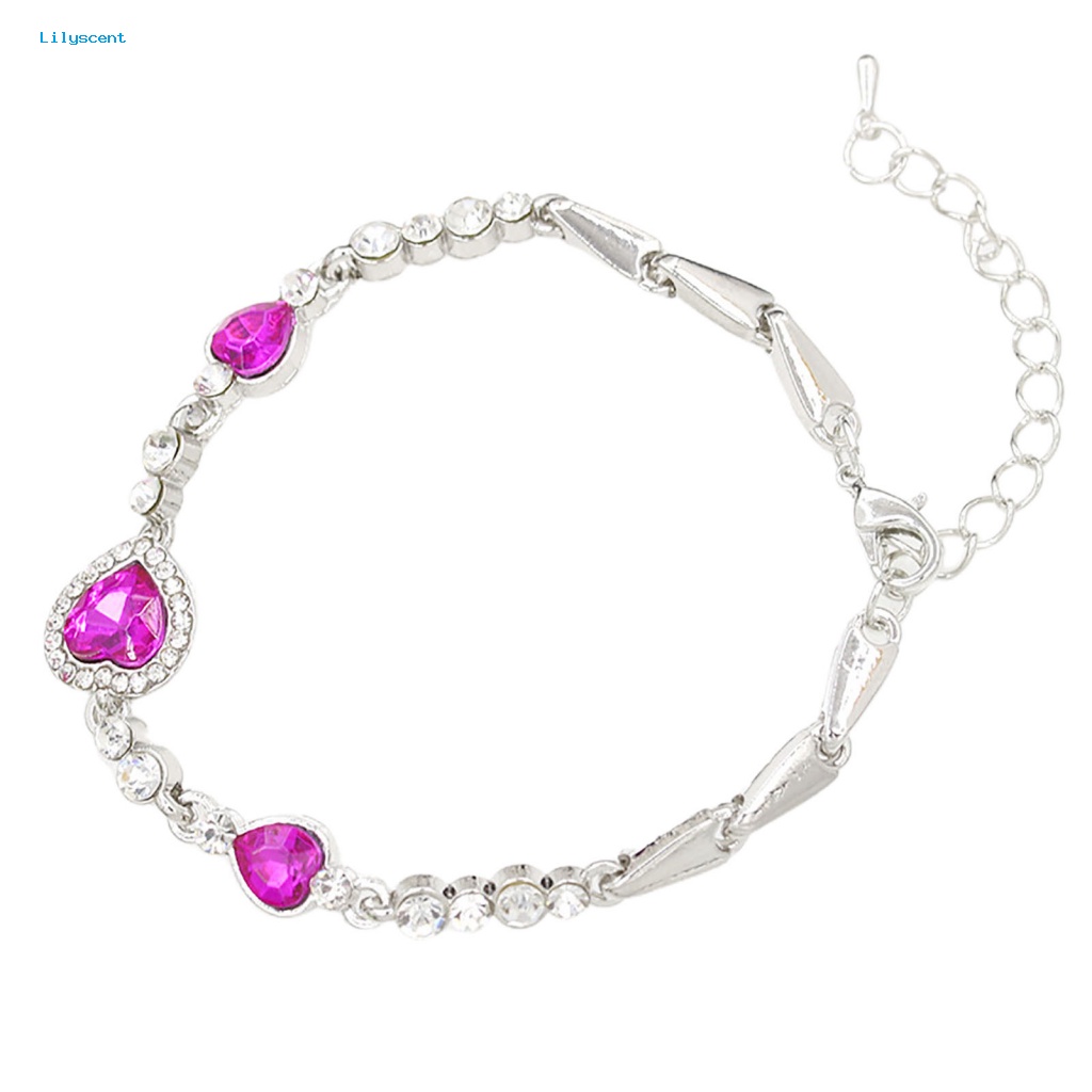 Lilyscent Hadiah Lady Bangle Untuk Club Adjustable Elegan Chain Gelang Rantai