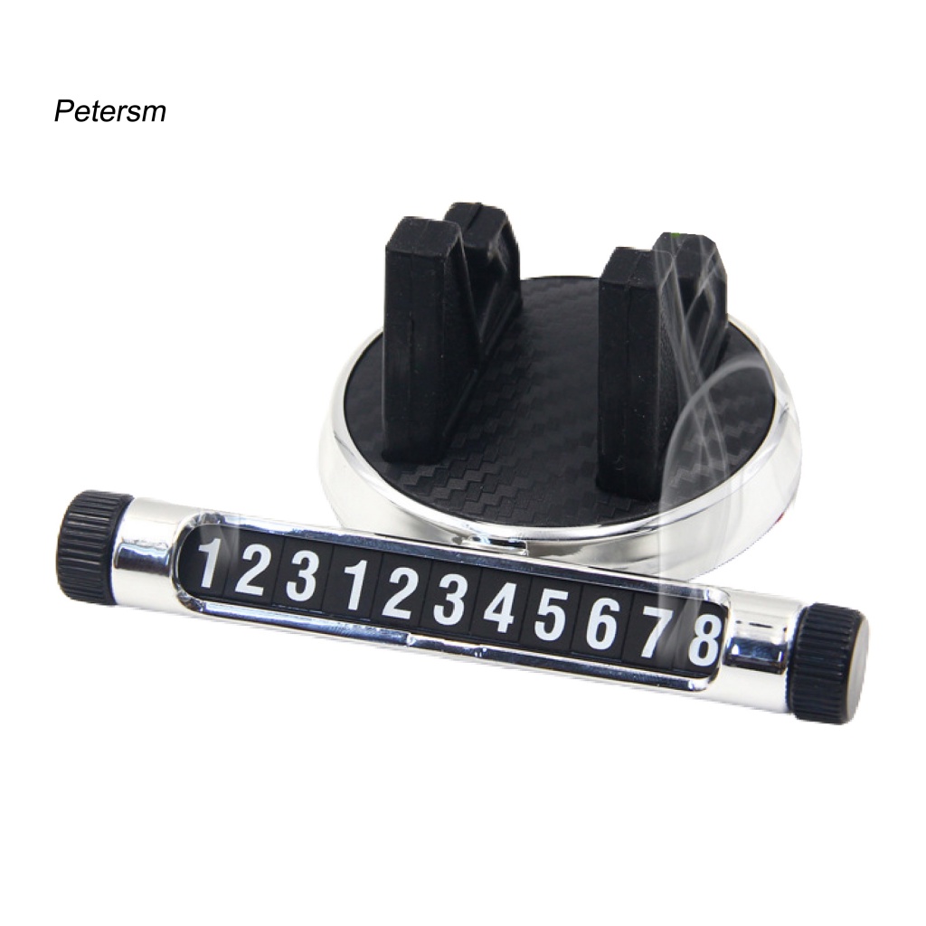 Pp Solid Kartu Parkir Sementara Untuk Mobil 3-In-1 Car Temporary Card Multifungsi