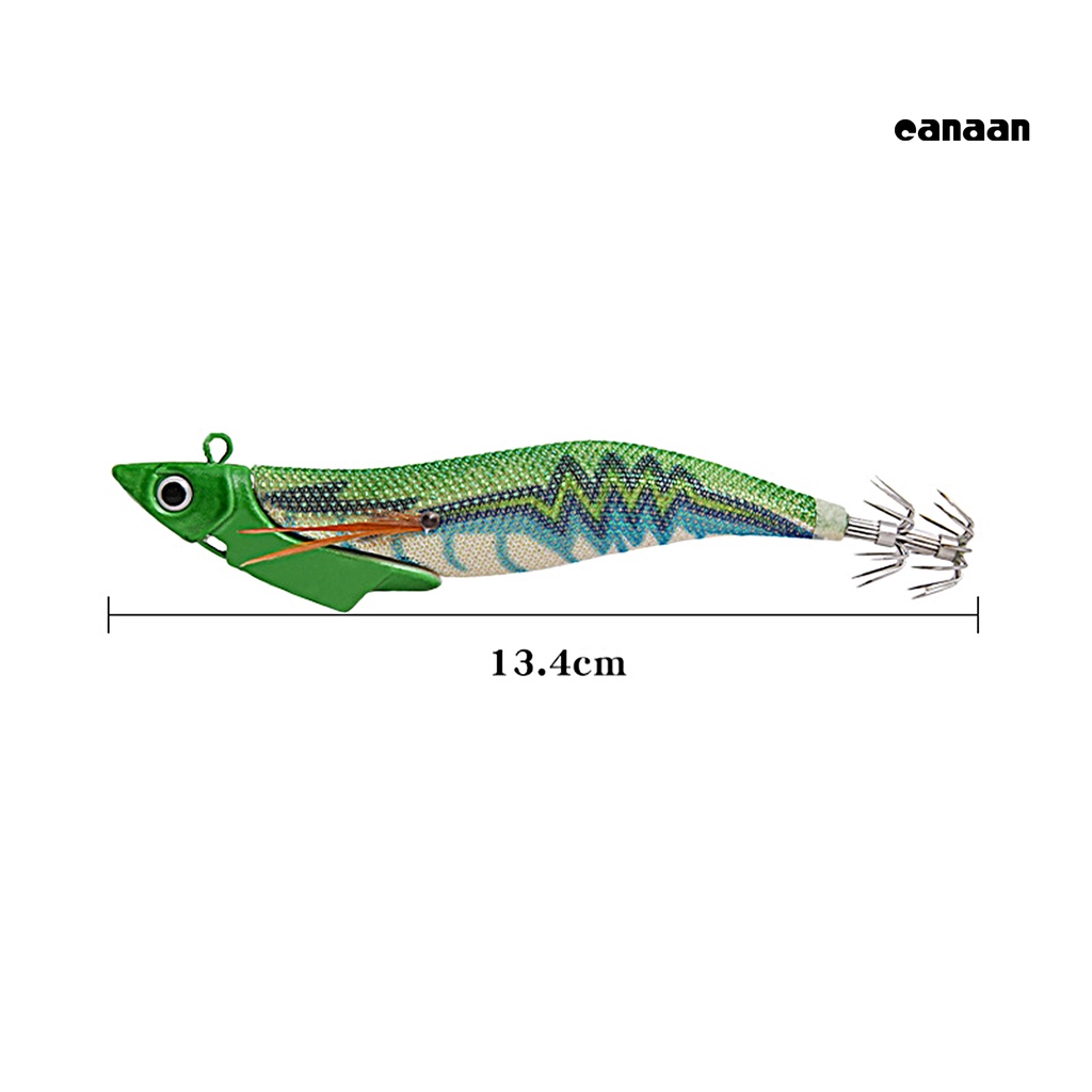 Cnn-13.4cm/38.5g Memancing Umpan Cumi Kait Simulasi Kulit Hidup Warna Cerah 3D Fisheyes Ikan Menarik Universal Laut Memancing Bercahaya Udang Buatan Gurita Umpan Alat Pancing