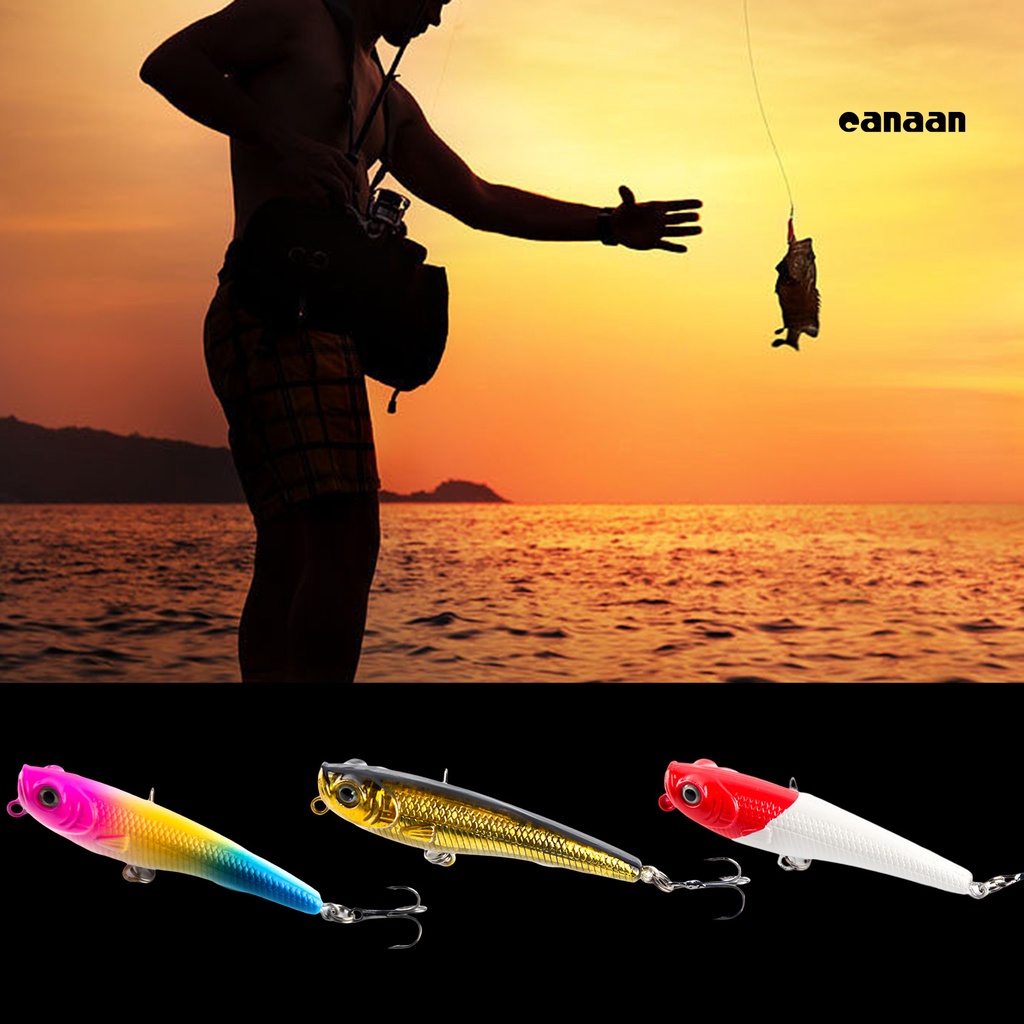 Cnn-7cm/7g Lure Umpan Simulasi Treble Hook 3D Lukisan Angling Logam Jalan Umpan Pensil Laut Memancing Umpan Perlengkapan Memancing