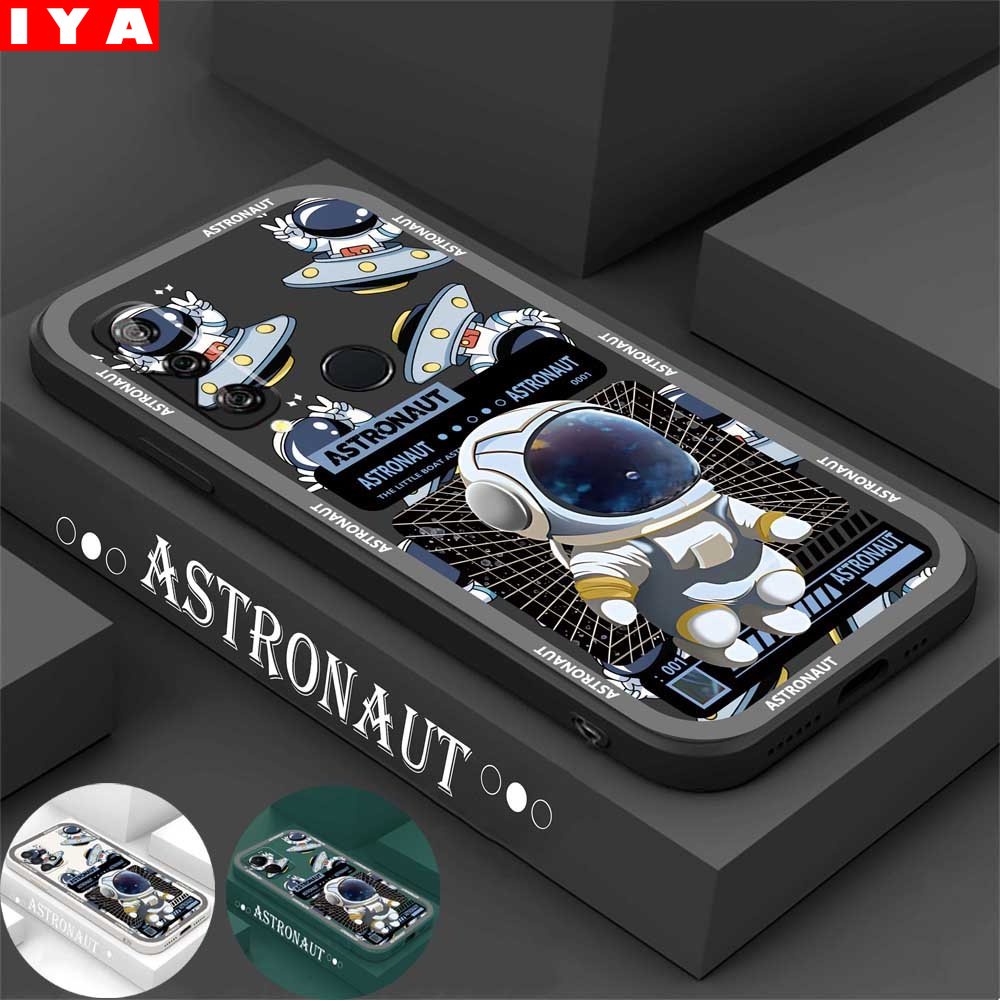 Casing Silikon Huawei P30 Lite Nova 5T Nova 3i Nova 7i Y6P Y7A Y6 Pro Y7 Pro2019 Y9S Astronot Pesawat Luar Angkasa Soft Phone Cover