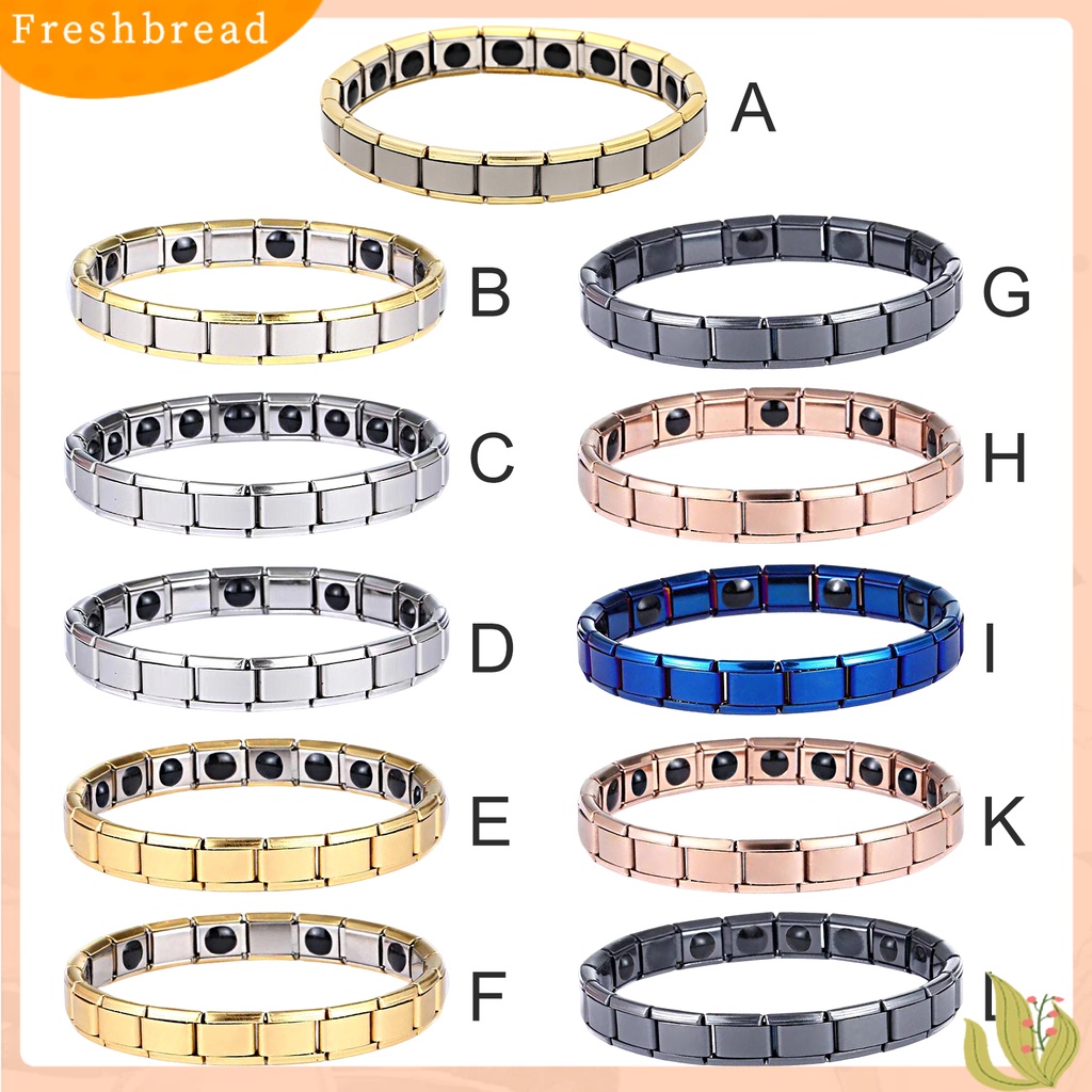 &lt; Freshbread &gt; ic Gelang Pereda Nyeri Fungsional Simple Sleek Link Gelang Terapi Alat Perawatan Kesehatan