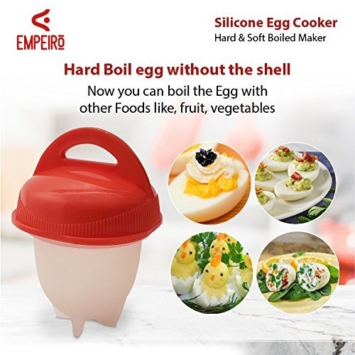 [FS] 1pcs Silikon Egg Boil Cetakan Telur Rebus Telor Tempat