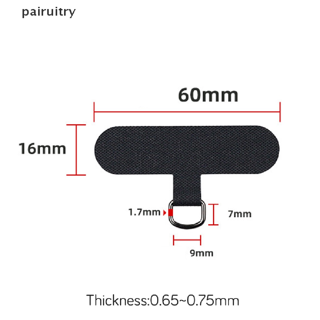 Prt 1pcs Gasket Kartu Lanyard Ponsel Universal Bening Pengganti PRT