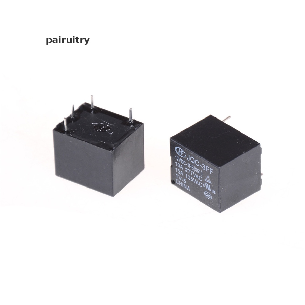 Prt 5Pcs 12VDC SRD-S-112DM 15A 125VAC 4Pins Coil Power Relay 0 0 0 0 0prt