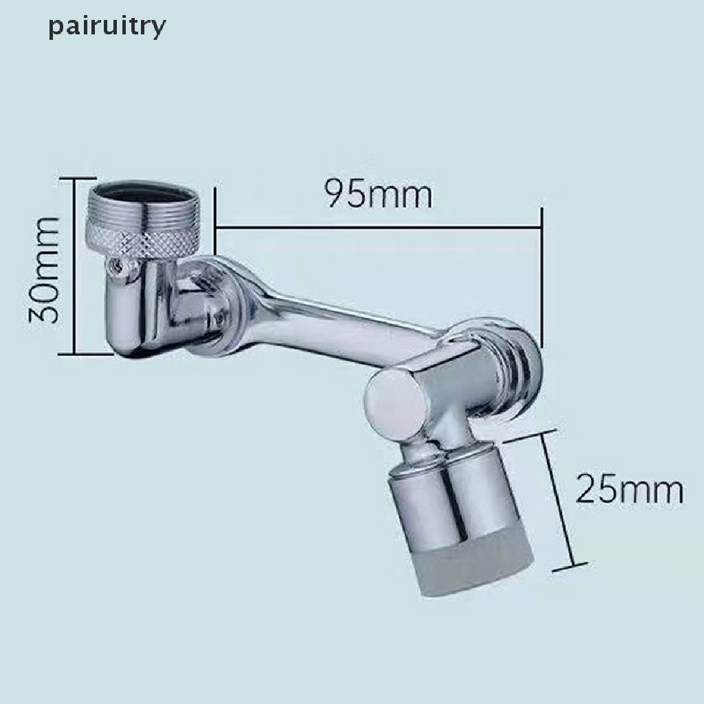 Sepatu PRT New Universal1080° Rotation Extender Faucet Aerator Saringan Cipratan Plastik Keran Wastafel Dapur Bubbler Nozzle Robotic Arm PRT