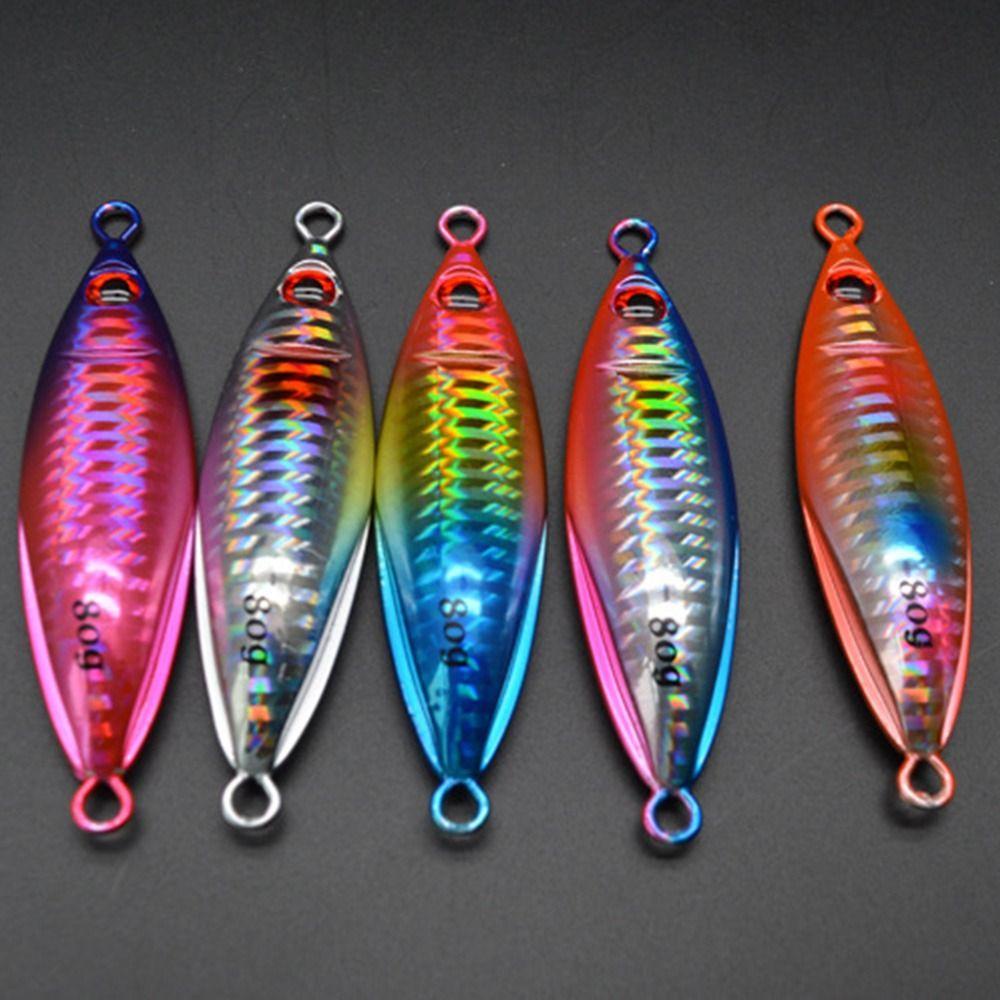 TOP Logam Umpan Pancing 3d printed Ikan Kecil Colorful Spinning Baits Spanyol