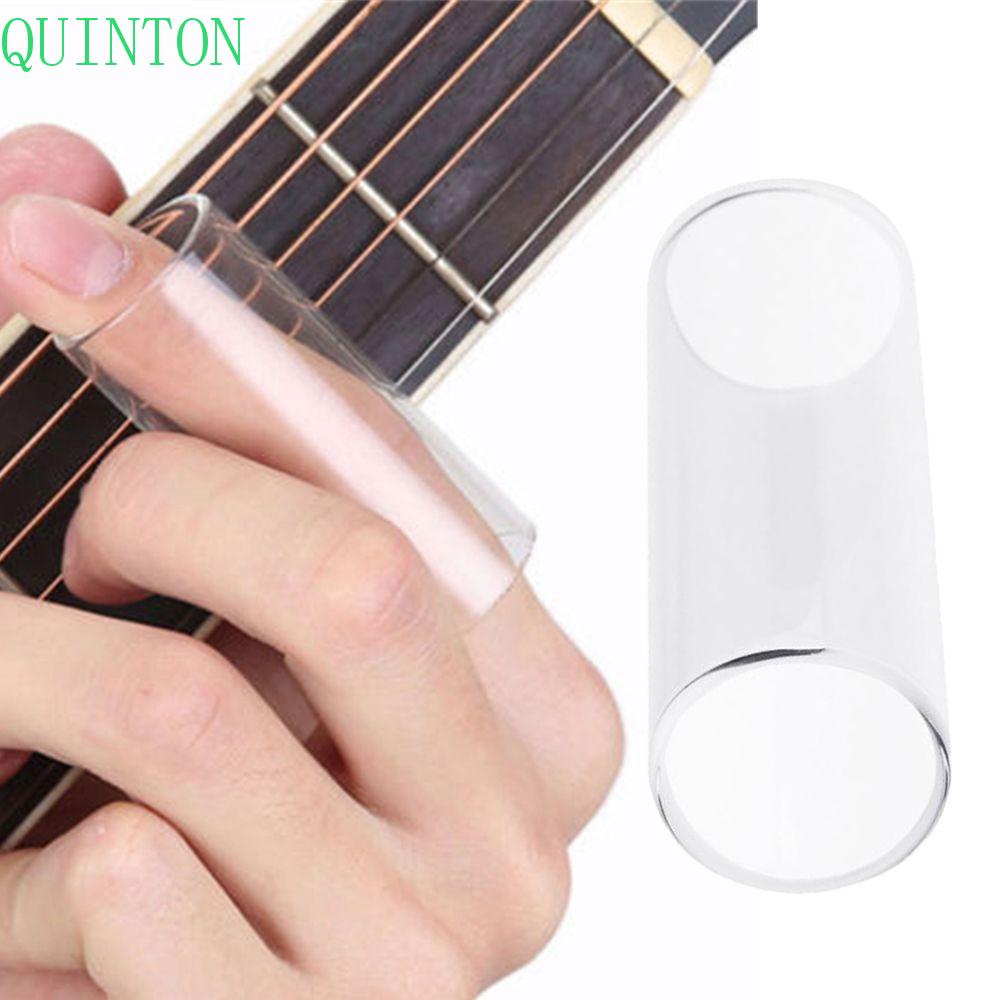 Quinton Finger Sliders Portable 21mm Inradius Finger Knuckle Aksesoris Gitar 60mm Panjang String Slide