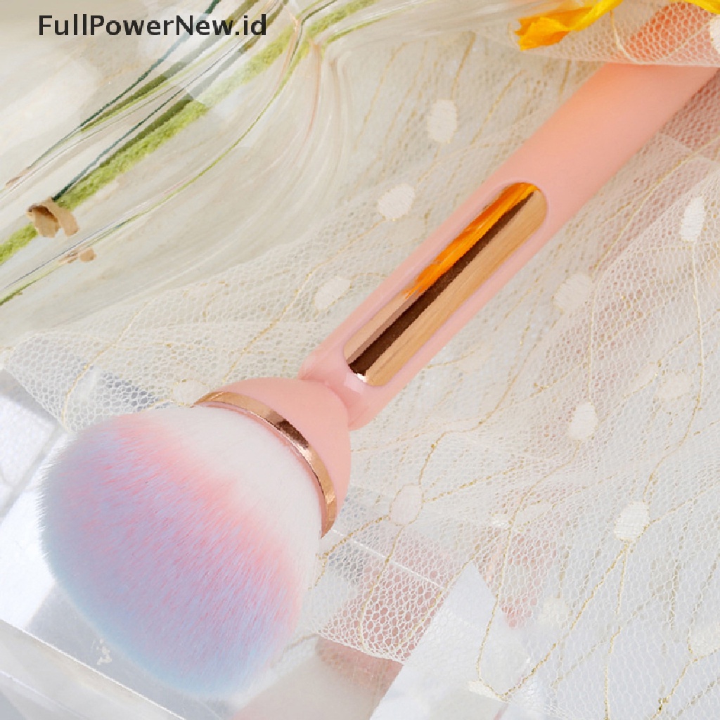 Power 1PC Sikat Pembersih Debu Kuku Kepala Besar Untuk Manicure Blush Powder Makeup Brushes ID