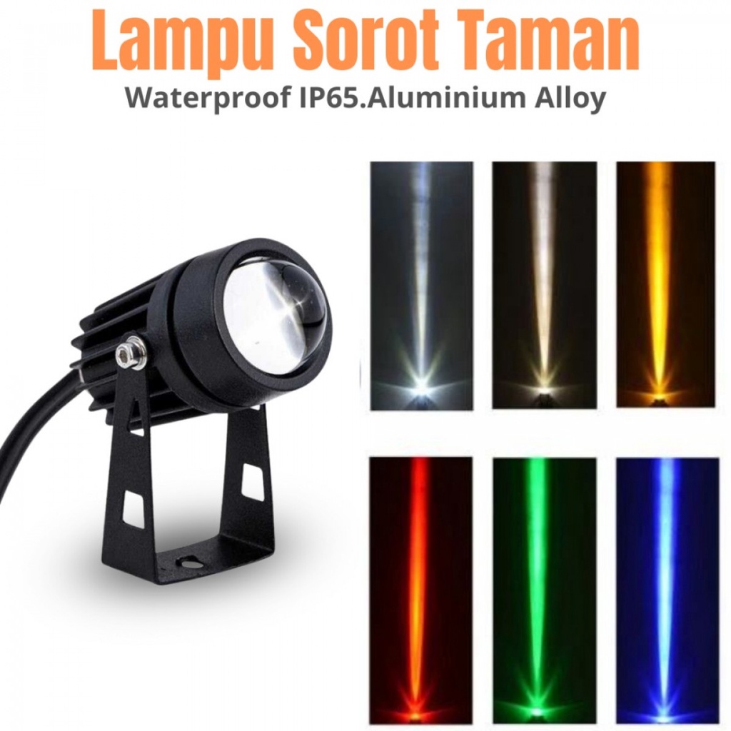 KENTLITE Lampu Taman Hias Sorot Garden Spotlight Waterproof 90-240V 5W