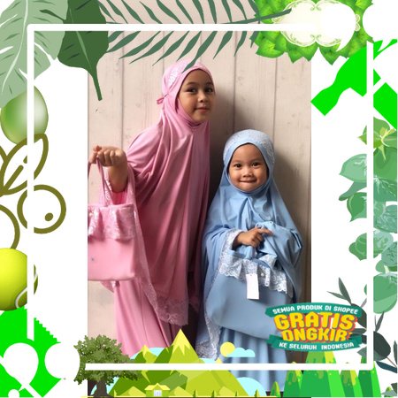 Mukena Anak - Mukena Bahan Jersey adem/ Trendy Modis