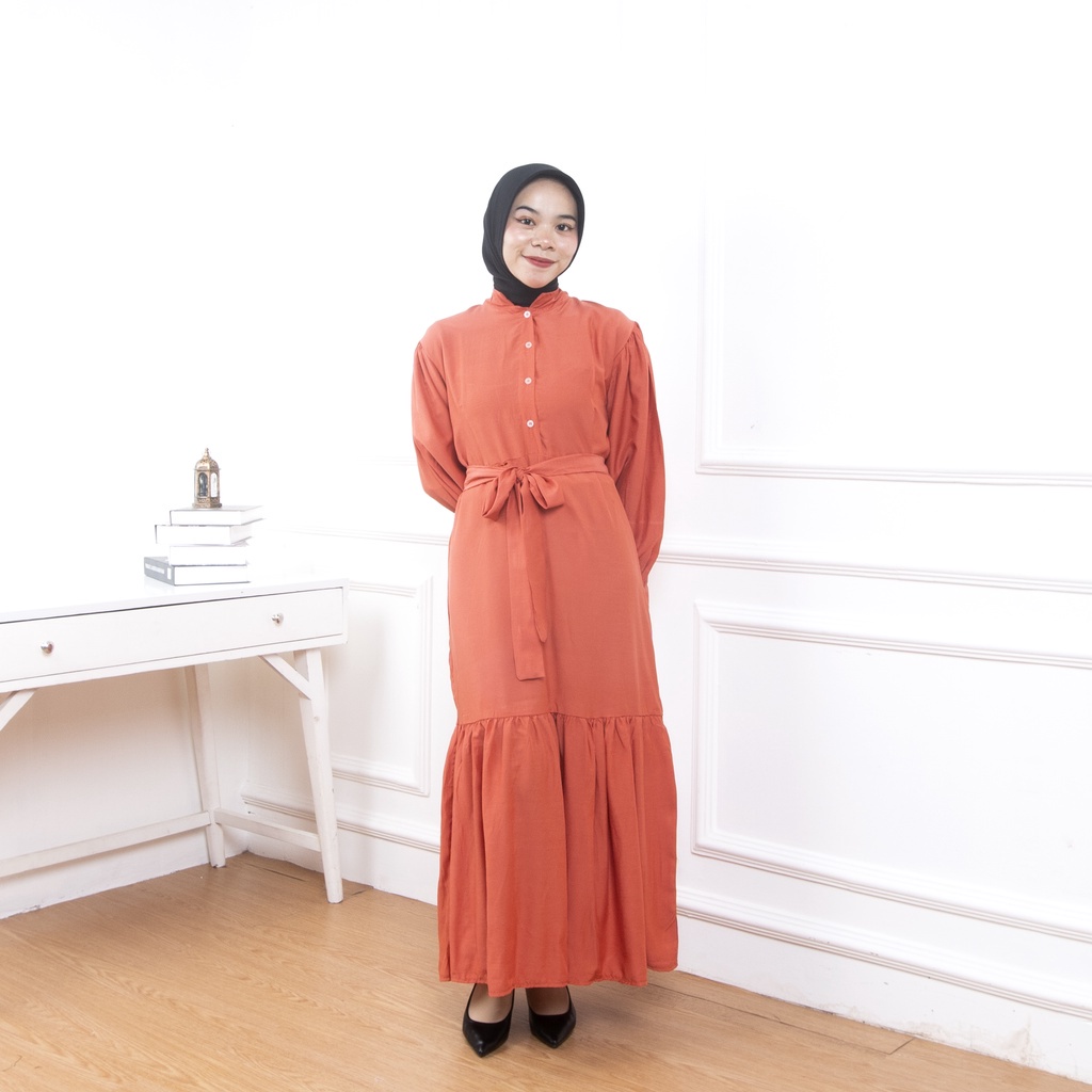 ZASKIYA - GAMIS CLEMIRA WANITA KATUN RAYON DIAMOND PREMIUM / GAMIS MUSLIM WANITA LEBARAN 2023