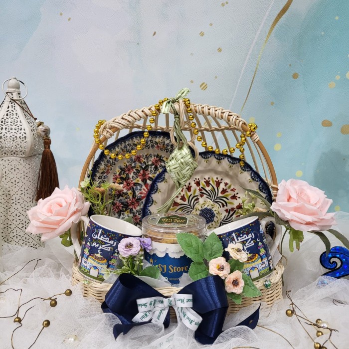 

Paket Dekorasi Lebaran Idul Fitri Hampers Parcel Hadiah Kue Kering 016 - A