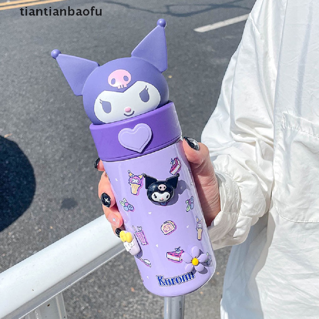 [tiantianbaofu] 350ml Kawaii Anime Thermos Cup Stainless Steel Cangkir Air Termos Hadiah Ulang Tahun Butik