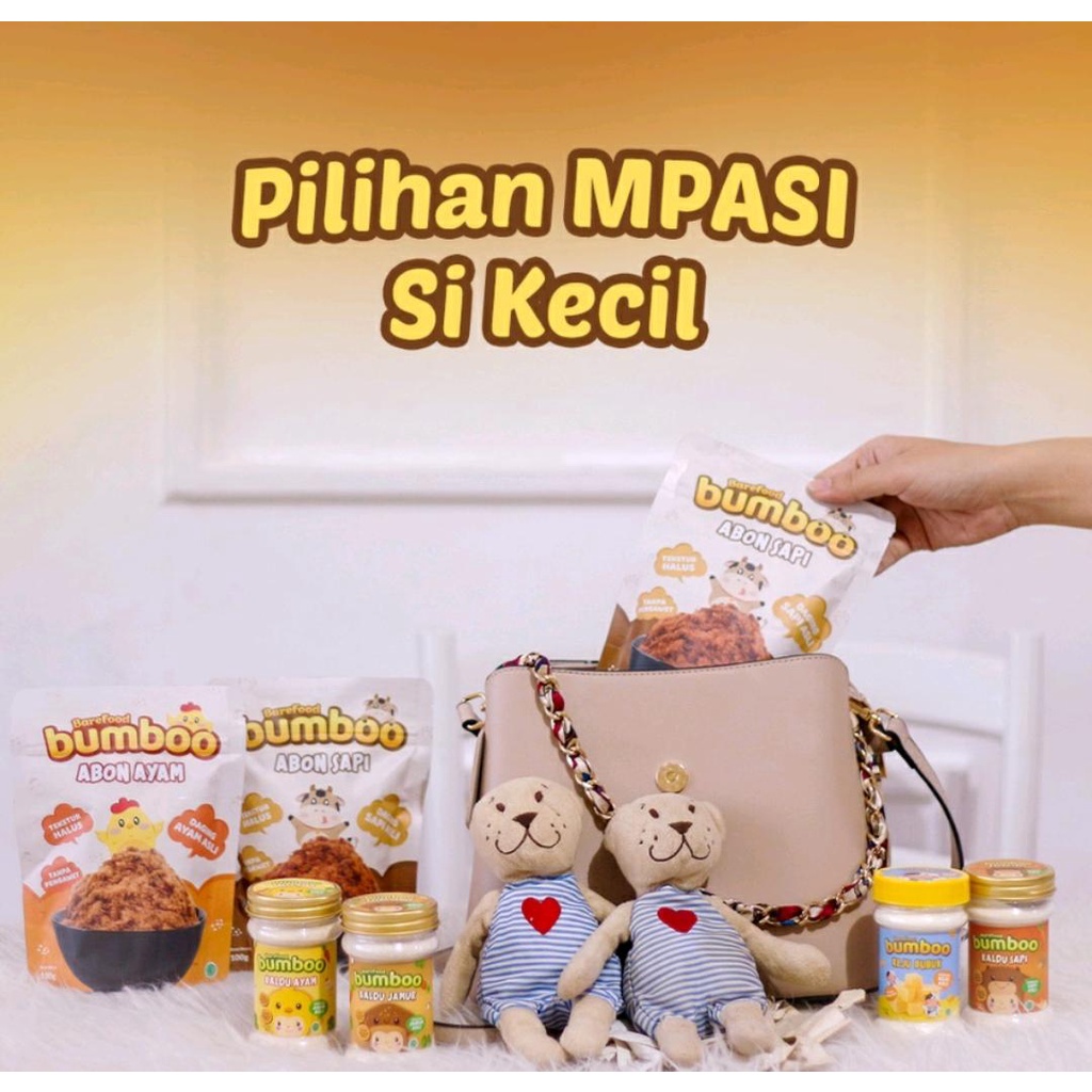 BUMBOO ABON ASLI / TEKSTUR LEMBUT MPASI SI KECIL / ABON ANAK