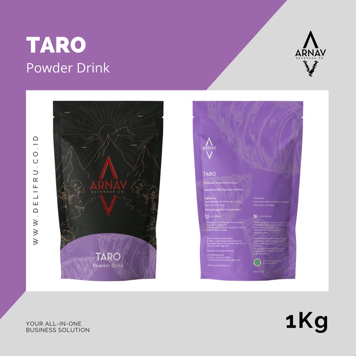 

[Bubuk MInuman Aneka Rasa] Arnav Powder Drink Taro - Bubuk Minuman Talas Ungu Premium 1 Kg