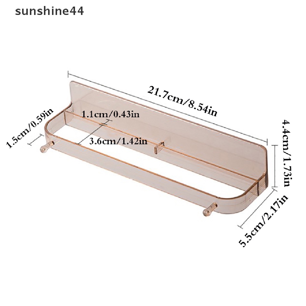 Sunshine Rak Penyimpanan Organizer Sandal Kamar Mandi Yang Dipasang Di Dinding Menghemat Ruang Rak Sandal ID