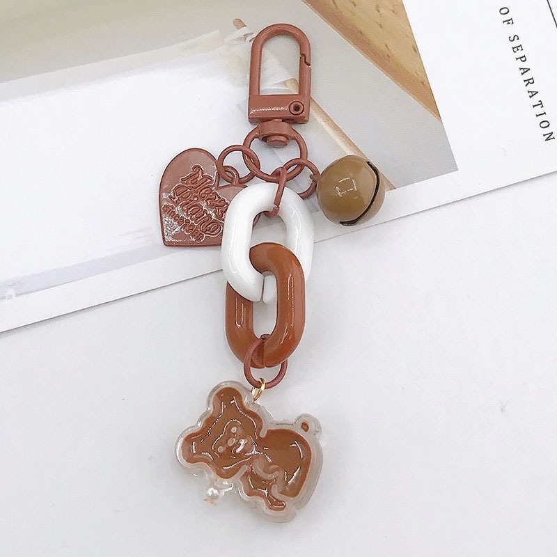Ins Lucu Kartun Bebek Beruang Bunga Permen Cherry Bell Charms Phone Case Bluetooth Earphone Cover DIY Liontin Untuk iPhone Untuk Airpods Untuk Samsung Untuk OPPO Untuk Baseus Untuk Inpods