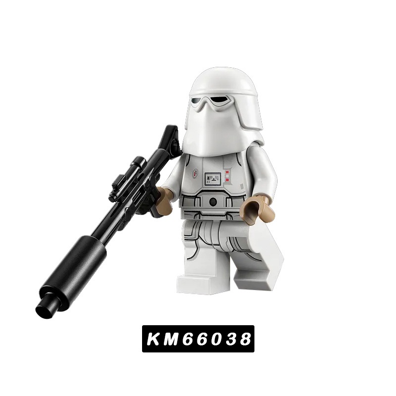 Mainan Figure Blok Bangunan Star Wars KM66037-44 Snow Soldier Camino Man NE Robot Mainan Boneka Mini