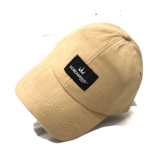 Topi Pria Polocaps Distro Screamous Cream