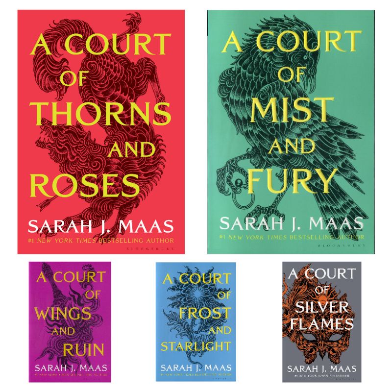 A Court of Thorns and Roses A Court of Mist and Fury A Court of Wings and Ruin A Court of Frost and 