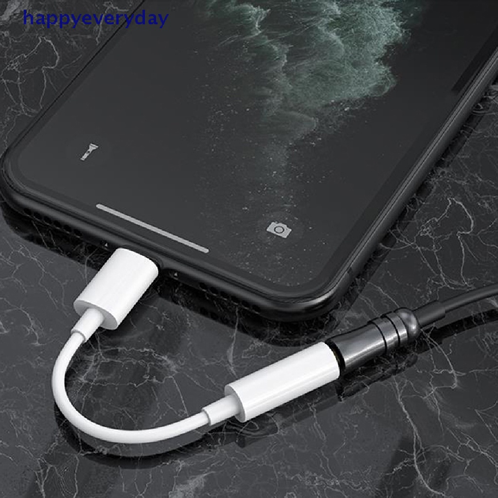 [happy] Kabel Konektor Adapter Konverter Headphone Earphone Jack Audio Untuk iPhone [ID]