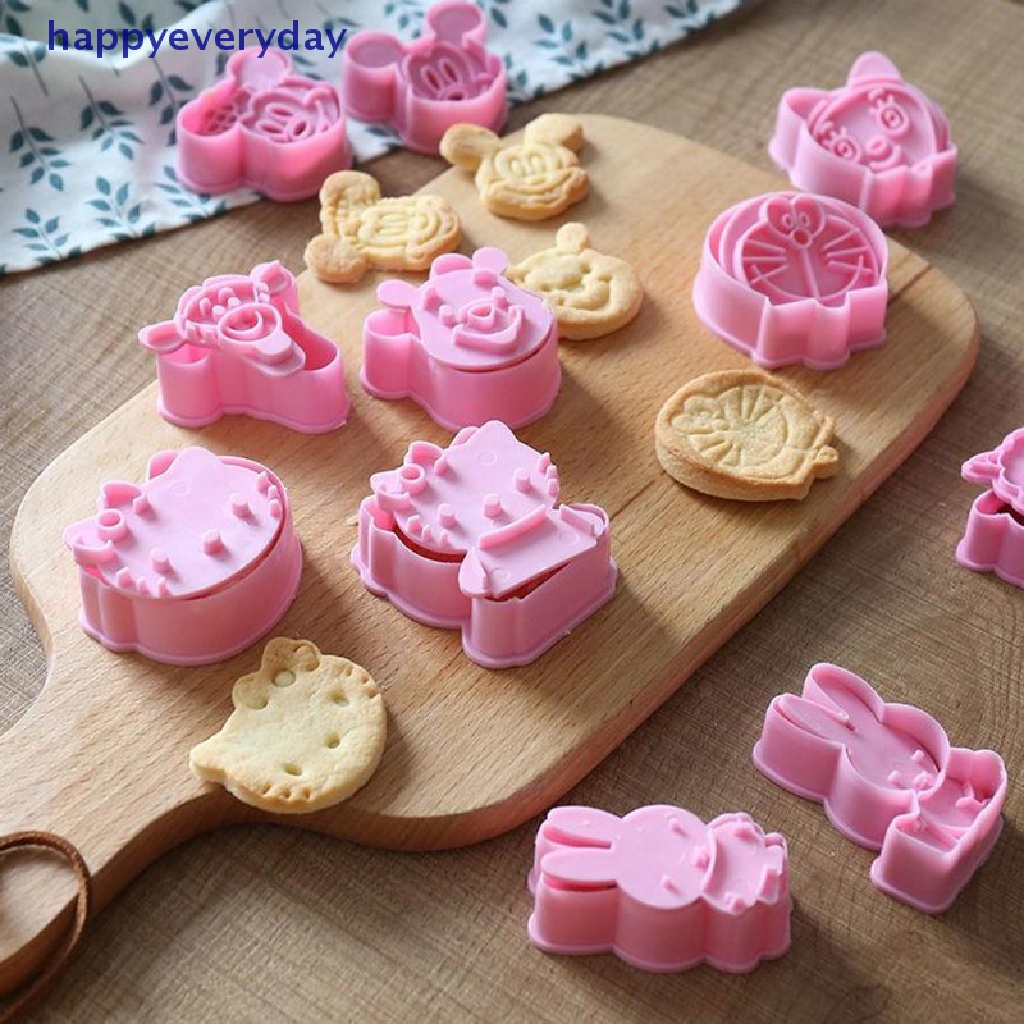 [happy] Panda Cookie Cutter Plastik Biskuit Baking Kue Buah Alat Dapur Cetakan [ID]