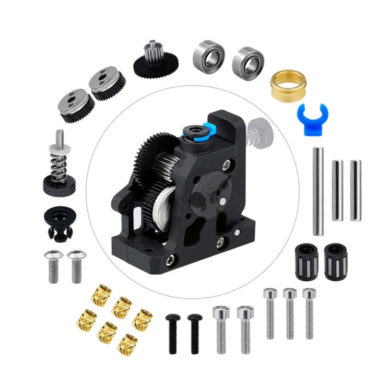 Zzz Hardened Steel Gear Extruder Kit HGX Extruder Untuk Printer Ender3 Ender5 CR10 3D