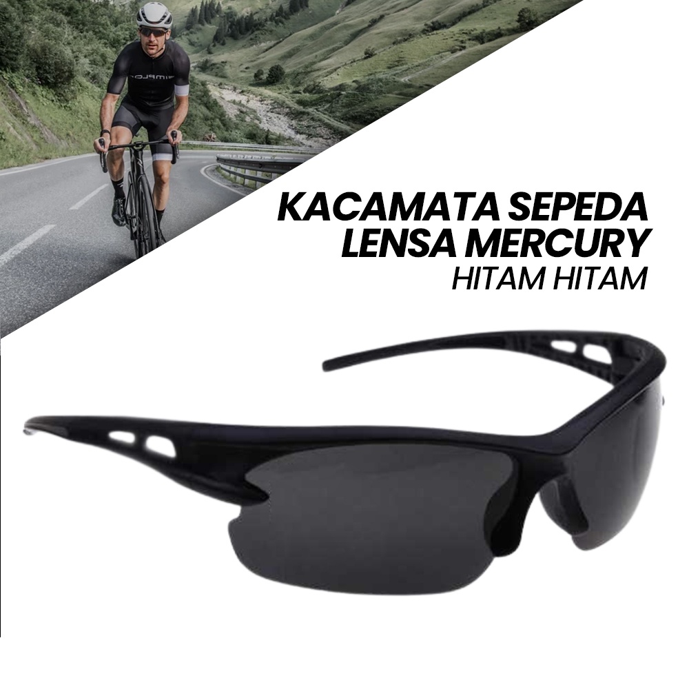 Kacamata olahraga lari running gowes Cycling Glasses Outdoor UV400 For Men Women Kacamata Hitam Sport Pria / Wanita Untuk Bersepeda