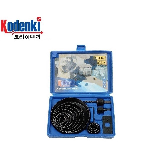 Hole Saw Kit Kodenki Holesaw 16 Pcs Mata Bor Pelubang Kayu Set Pipa PVC Mata Bor Kayu Hidroponik