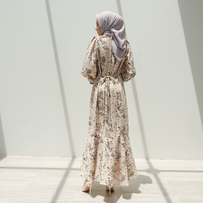 [ Raya Collection ] Aisyah Pattern Dress