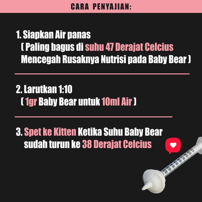 Baby Bear by Petglow X ButterBelly Lactose Free 150gr Cat Milk with Fermented Goat Milk Hi Colostrum Susu Anak Kucing Newborn Kitten