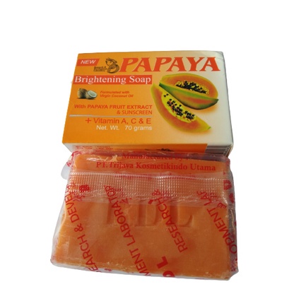 [BS]Sabun RDL Papaya  ORIGINAL Sabun Pemutih Kulit Pepaya BPOM Sabun Pepaya Penghilang Jerawat