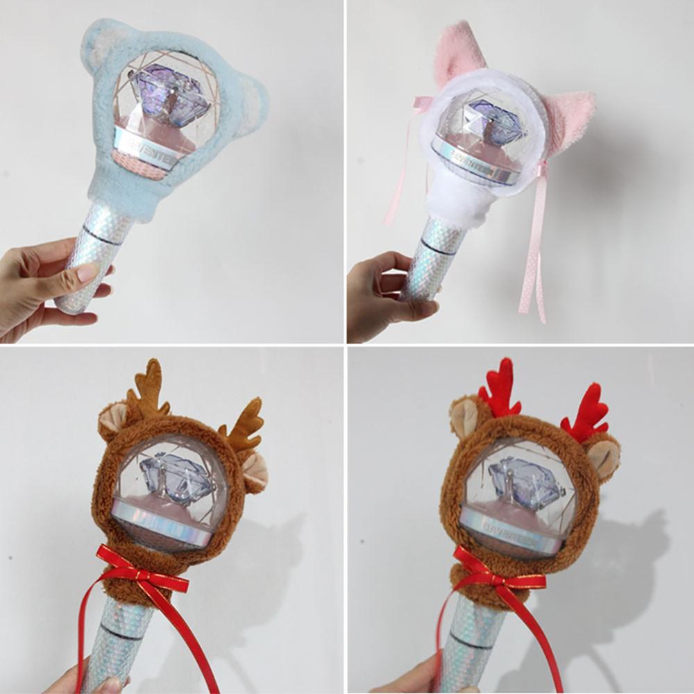 Timekey Kpop SEVENTEEN Light Cover Support Light Plush Pelindung Penutup Hias Ada LIGHTSTICK DGA1