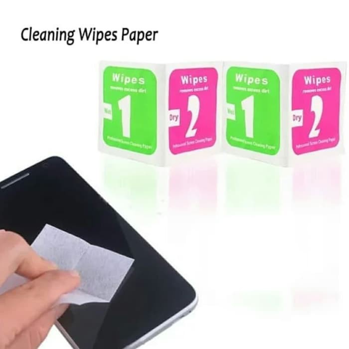 BOP TISSUE TISU ANTIGORES / TEMPERED GLASS WET AND DRY SET