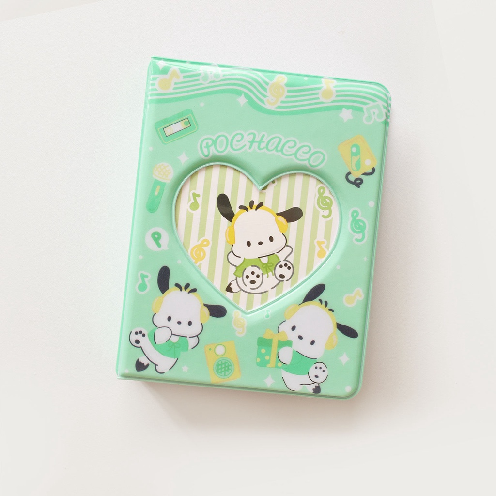 Galicici Sanrio Two Palace Grid Photo Album/Album Penyimpanan Foto Tiga Inch/Album Kartu Chasing Bintang Anjing Kulomipacha Lucu