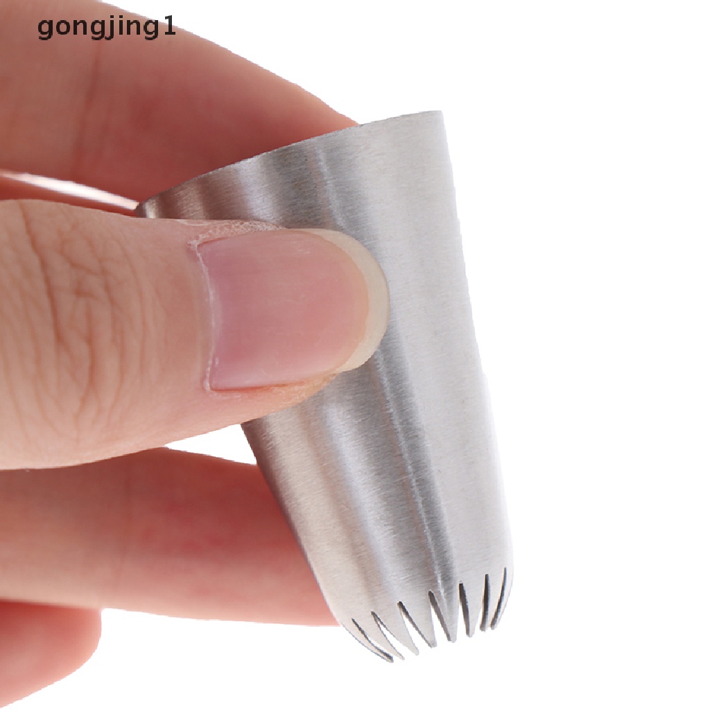 Ggg 3PCs Krim Kue Icing Piping Cupcake Nozzle Pastry Tips Fondant Dekorasi Kue ID