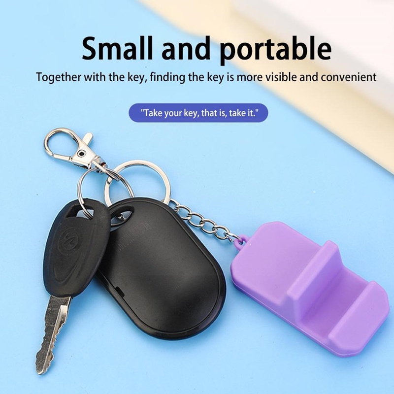 Mini Berkualitas Tinggi Sederhana Beberapa Warna Luar Dalam Ruangan Ponsel Berdiri Universal Stylish Portable Compact PVC Keychain Ring Holder