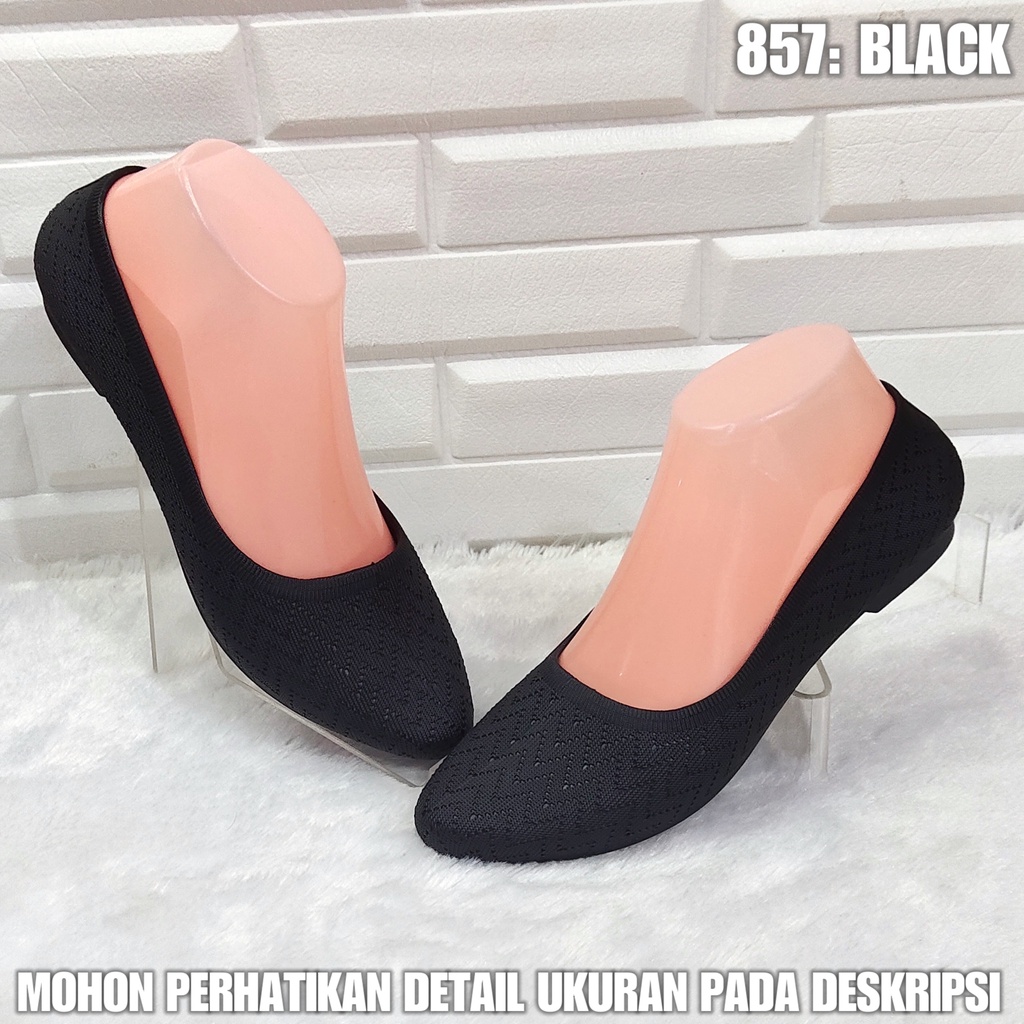 Sepatu Balet Wanita 857 Karet Import Berkualitas Anti Slip SPTFW