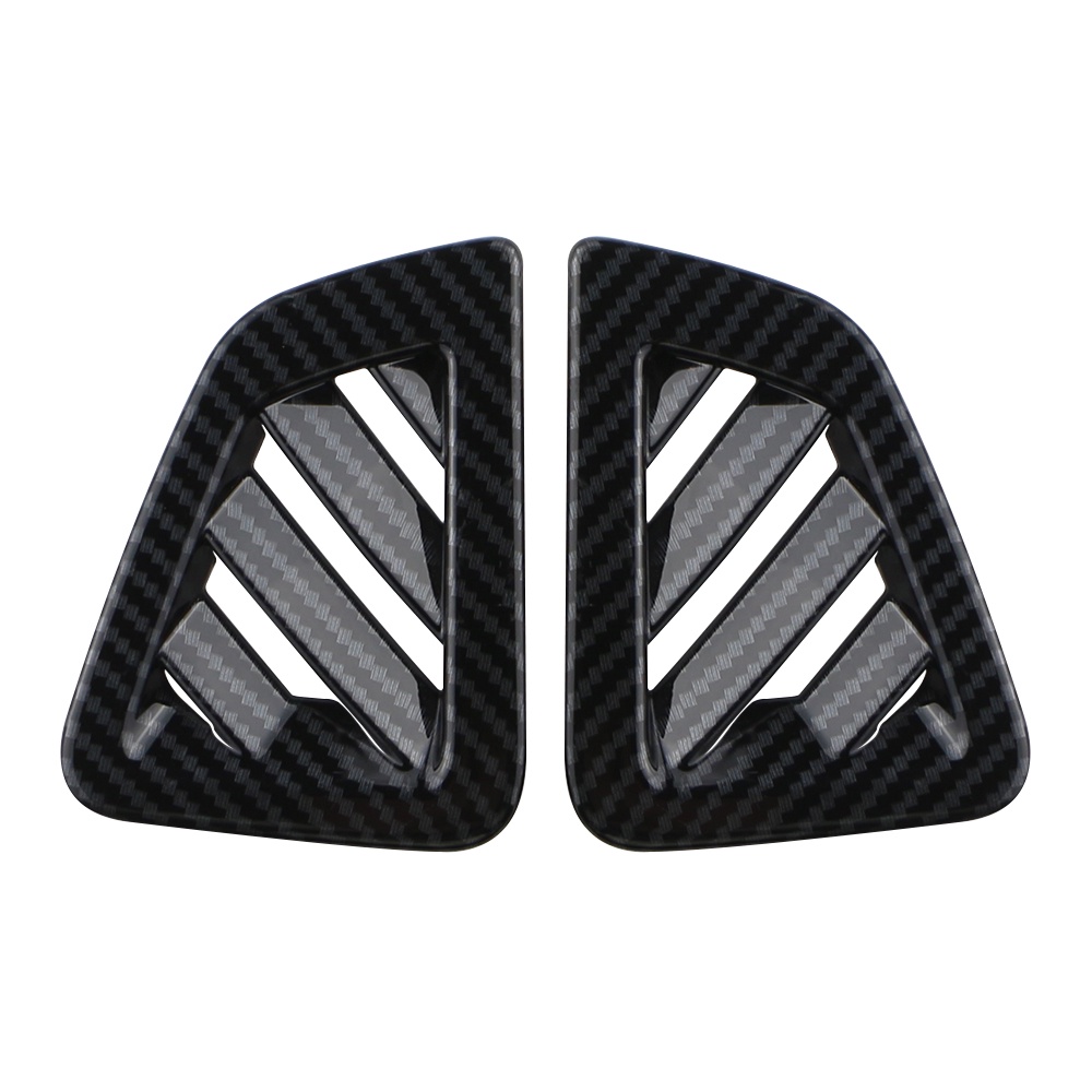 Carbon Fiber Interior Dashboard Penutup Ventilasi Udara Lis Outlet AC Untuk Aksesoris ISUZU DMAX D-MAX D Max2021 2022 2023