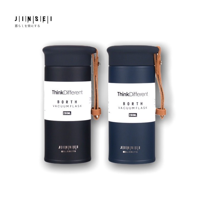 TERMOS KOPI / TUMBLER STAINLESS VACUUM FLASK 280ml - F1153 - Navy